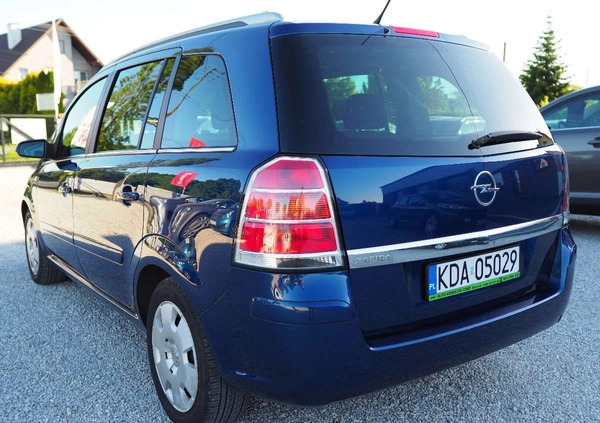 Opel Zafira cena 13900 przebieg: 227000, rok produkcji 2007 z Rzgów małe 497